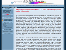 Tablet Screenshot of funeralia.net
